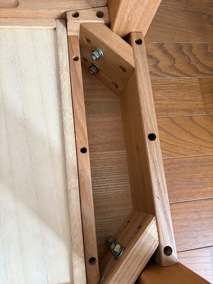 【送料込】無印良品：タモ材パーソナルデスク