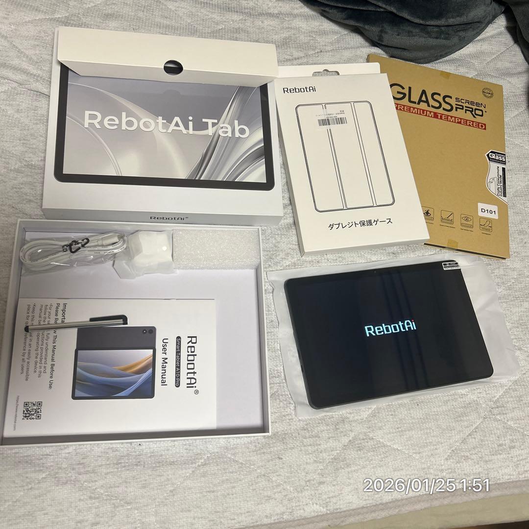 RebotAi Android15 タブレット 10インチ 18GB+128GB
