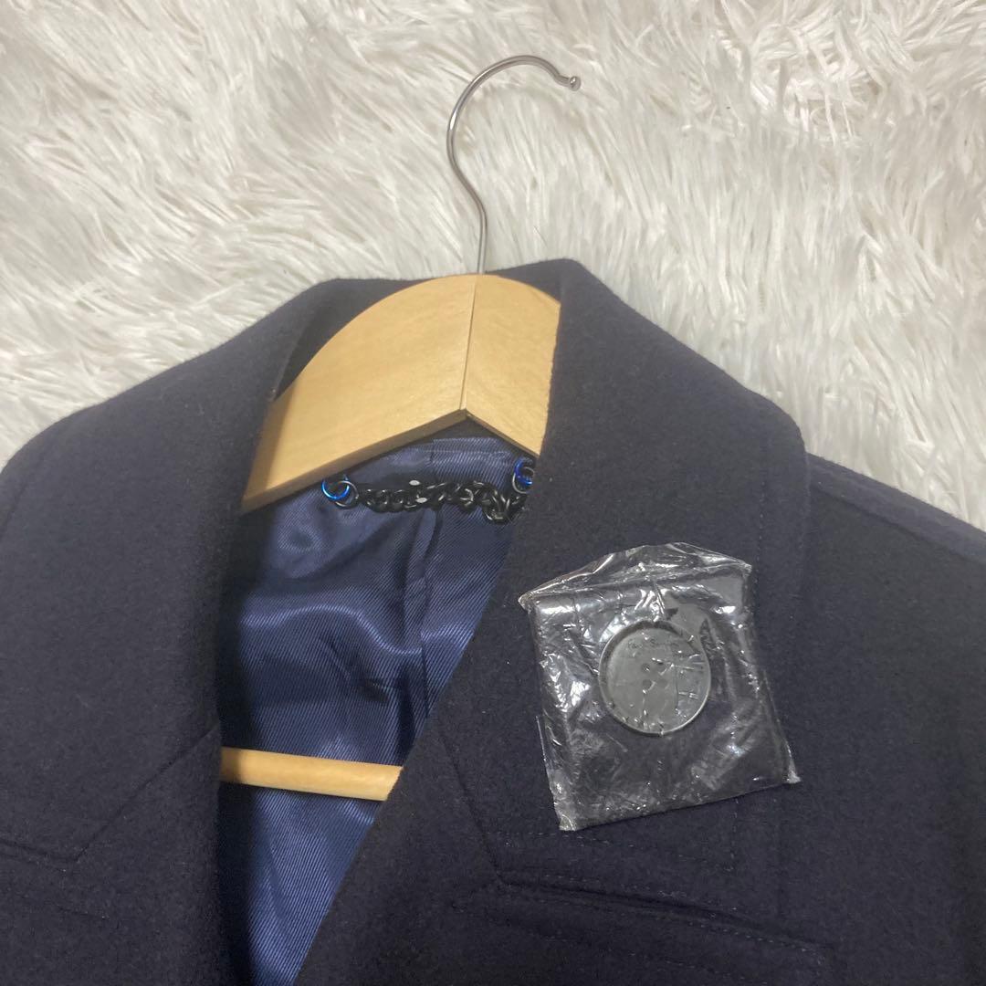 【美品】Paul Smith London ネイビーピーコート　毛100% M