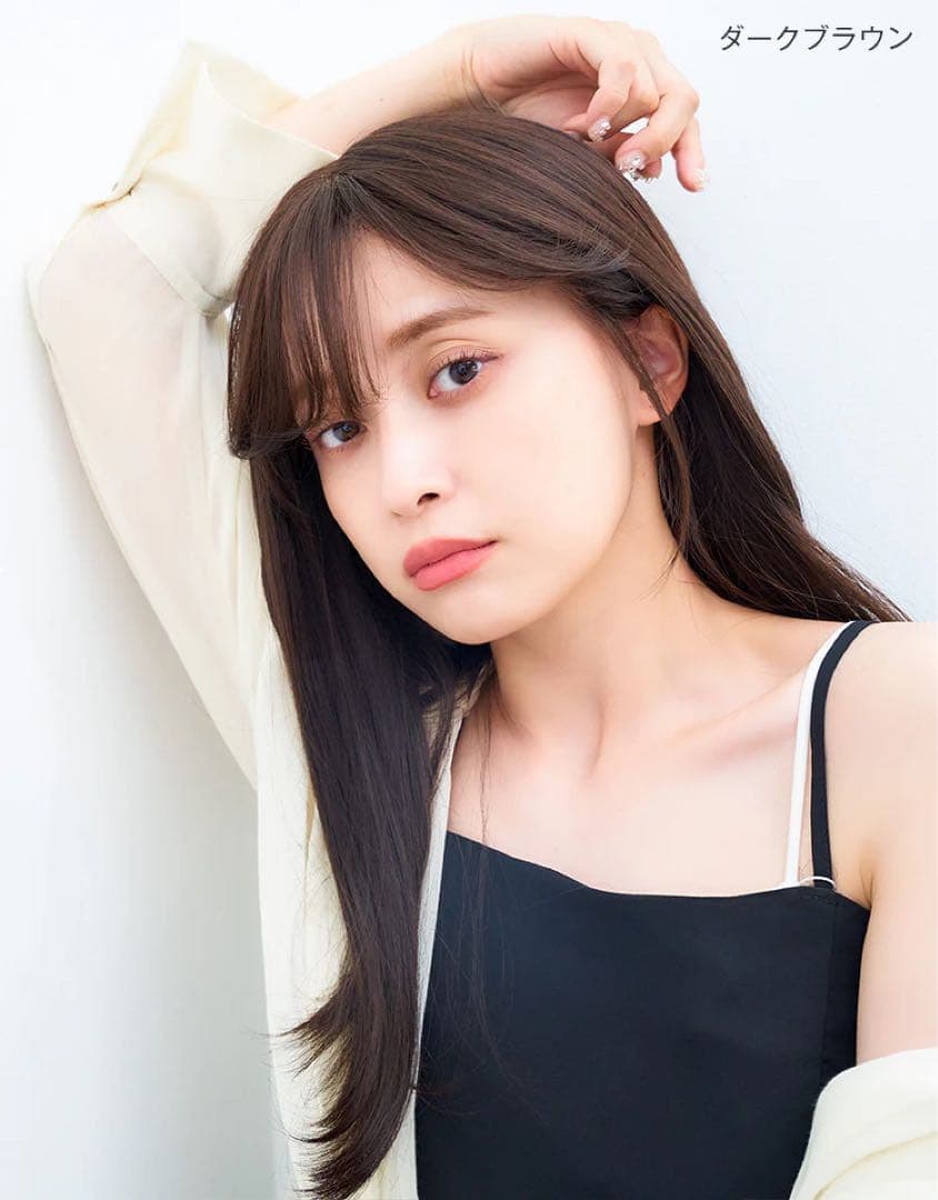 リネアストリア　天使のコフレウィッグ　ダークブラウン　専用シャンプー付