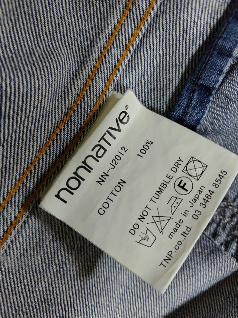 ノンネイティブ　デニムジャケット　Gジャン