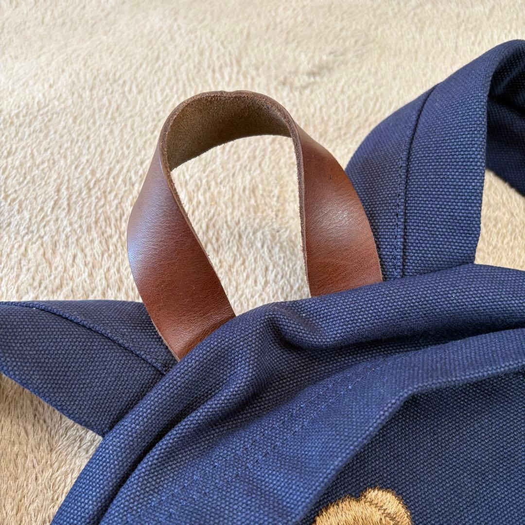 【極美品】POLO RALPH LAUREN ポロベア刺繍キャンバス リュック