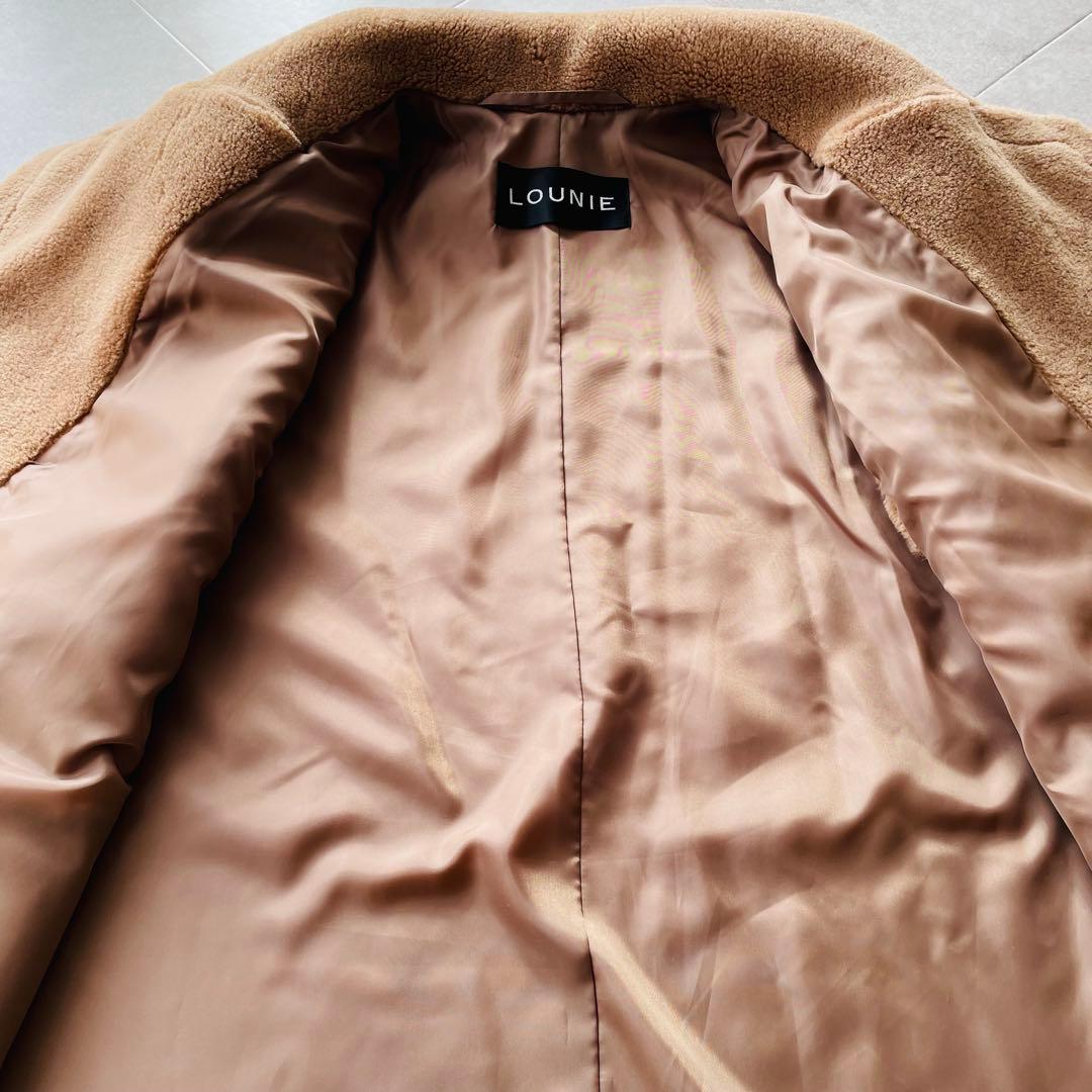 LOUNIE ルーニー　ダブルブレスト　ロングコート　ジレ　38 Mサイズ