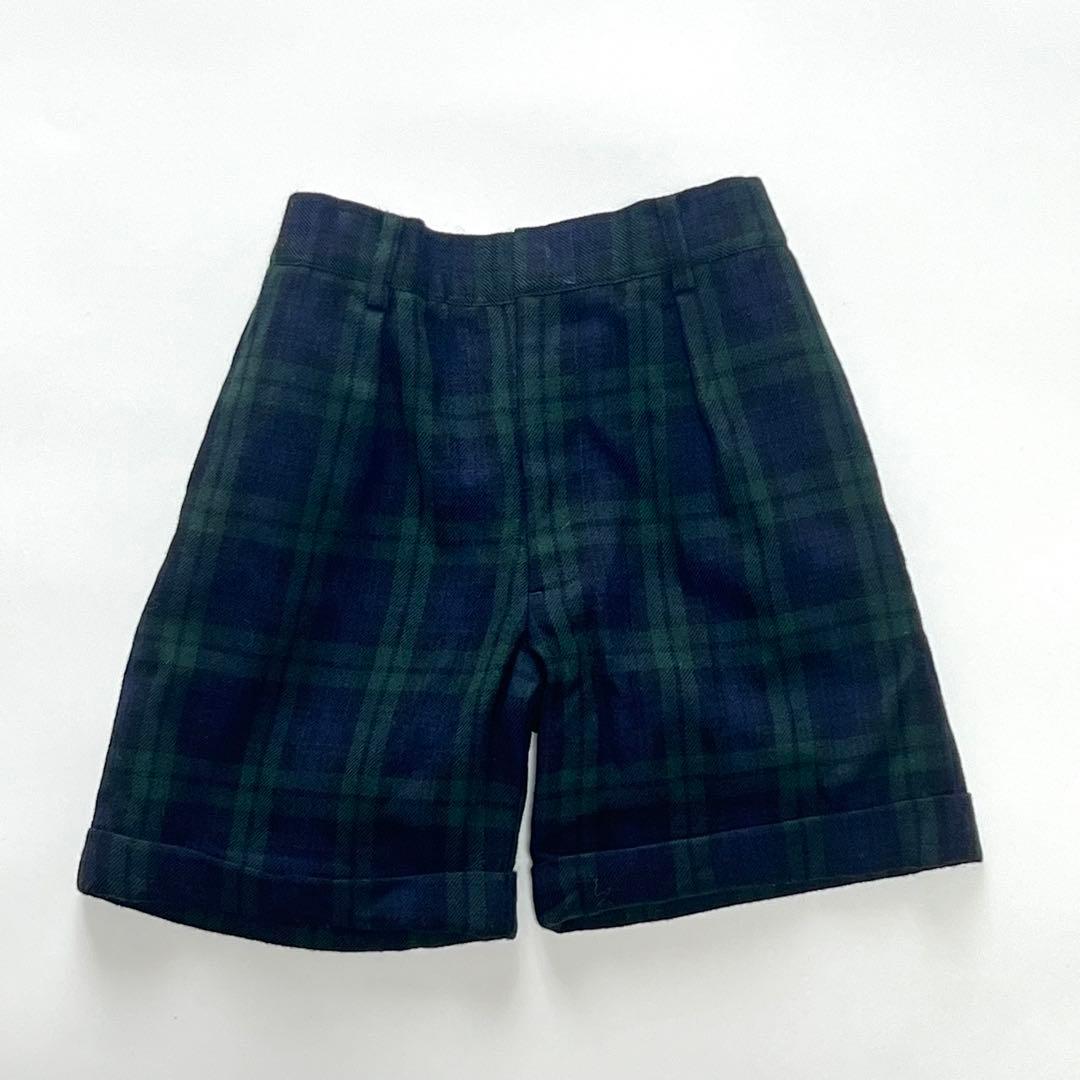 【美品】ポロラルフローレン　キッズ紺ブレスーツ上下セット　金ボタン　130