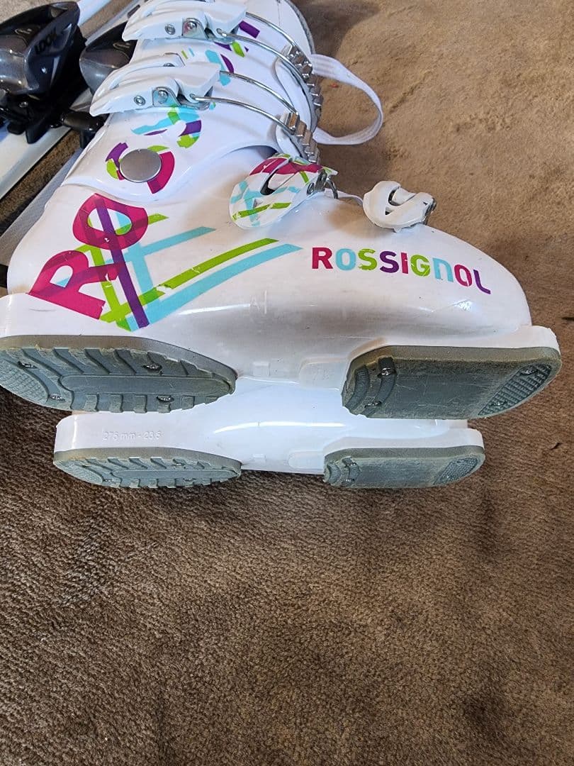 Hartレディースカービンクスキーセット☆ブーツ23.5☆ストック付き