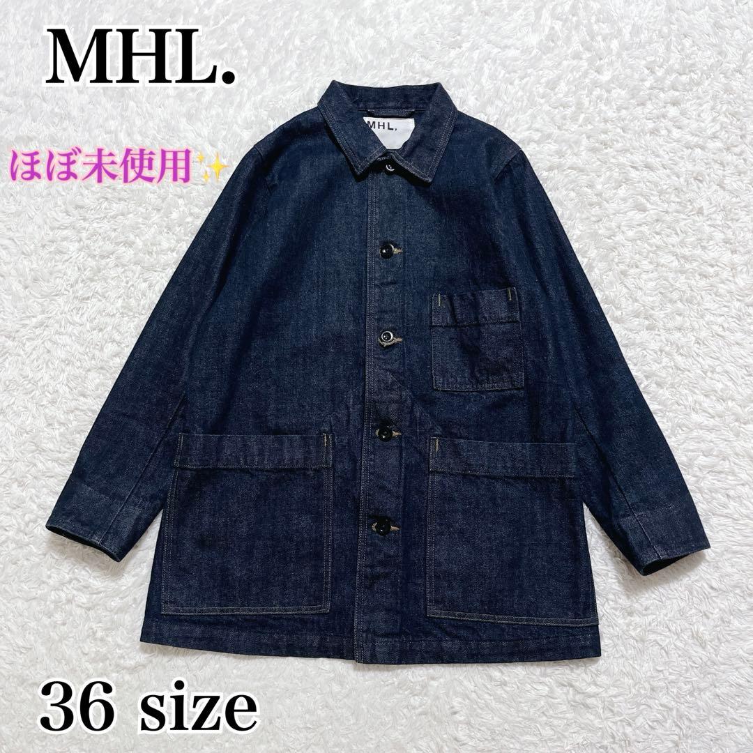 極美品✨MHL. デニムジャケット Gジャン　インディゴブルー　36 日本製