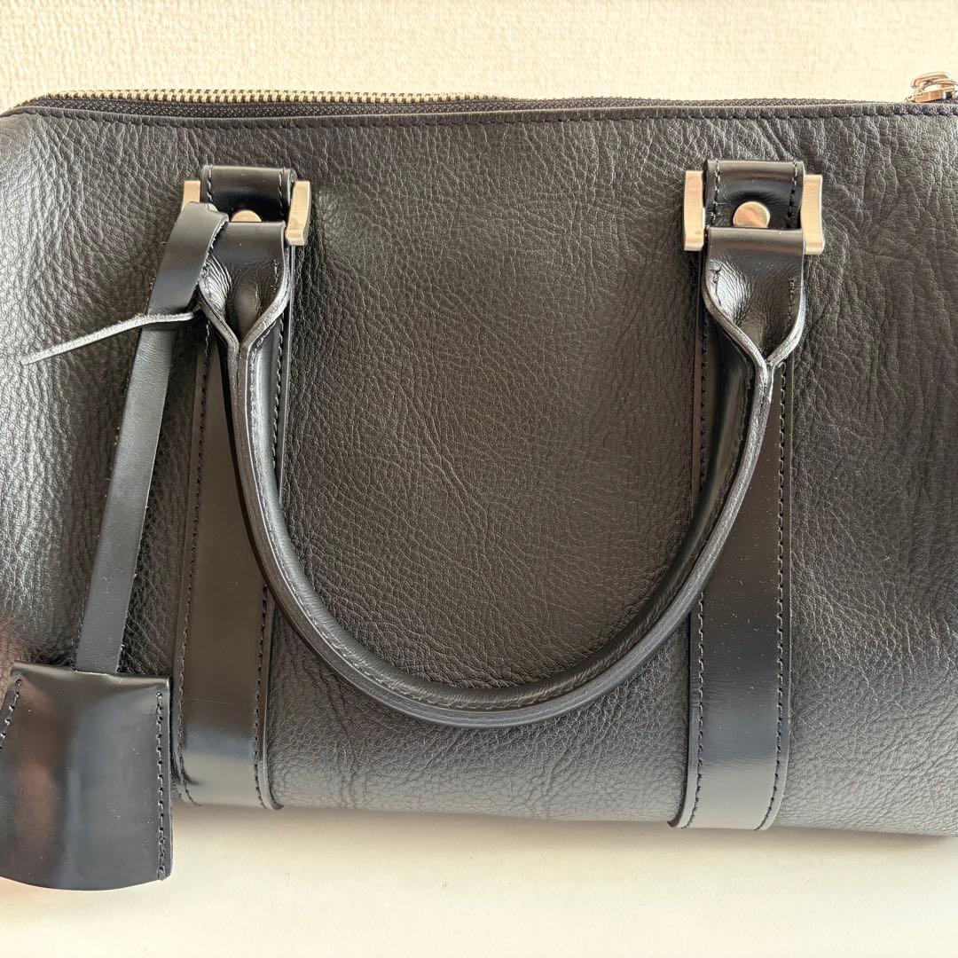 MBハイエンドレザーショルダーバッグ　ブラック