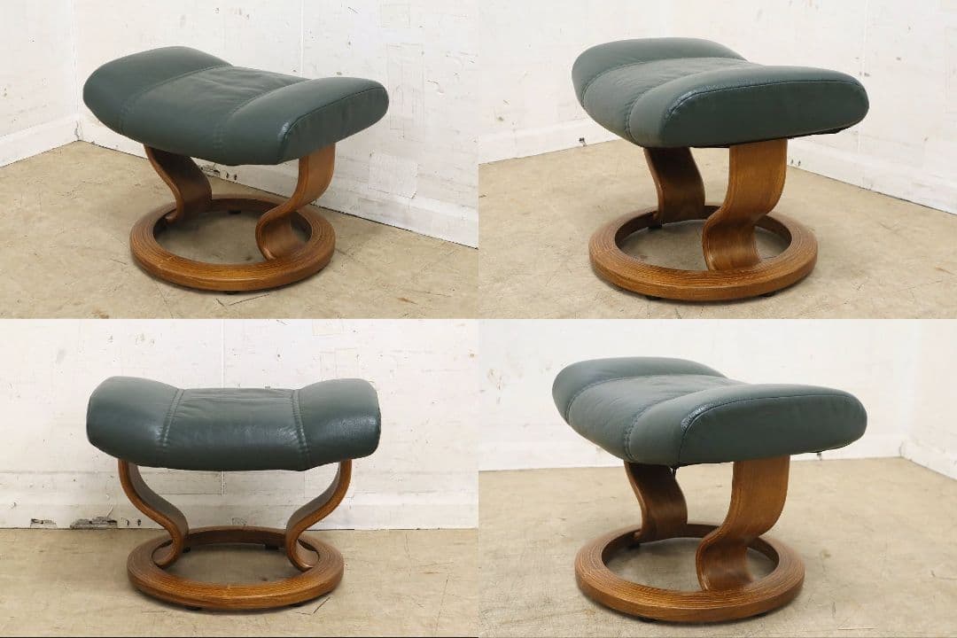 エコーネス【コンサルM】ストレスレスチェア＆オットマン・本革・EKORNES