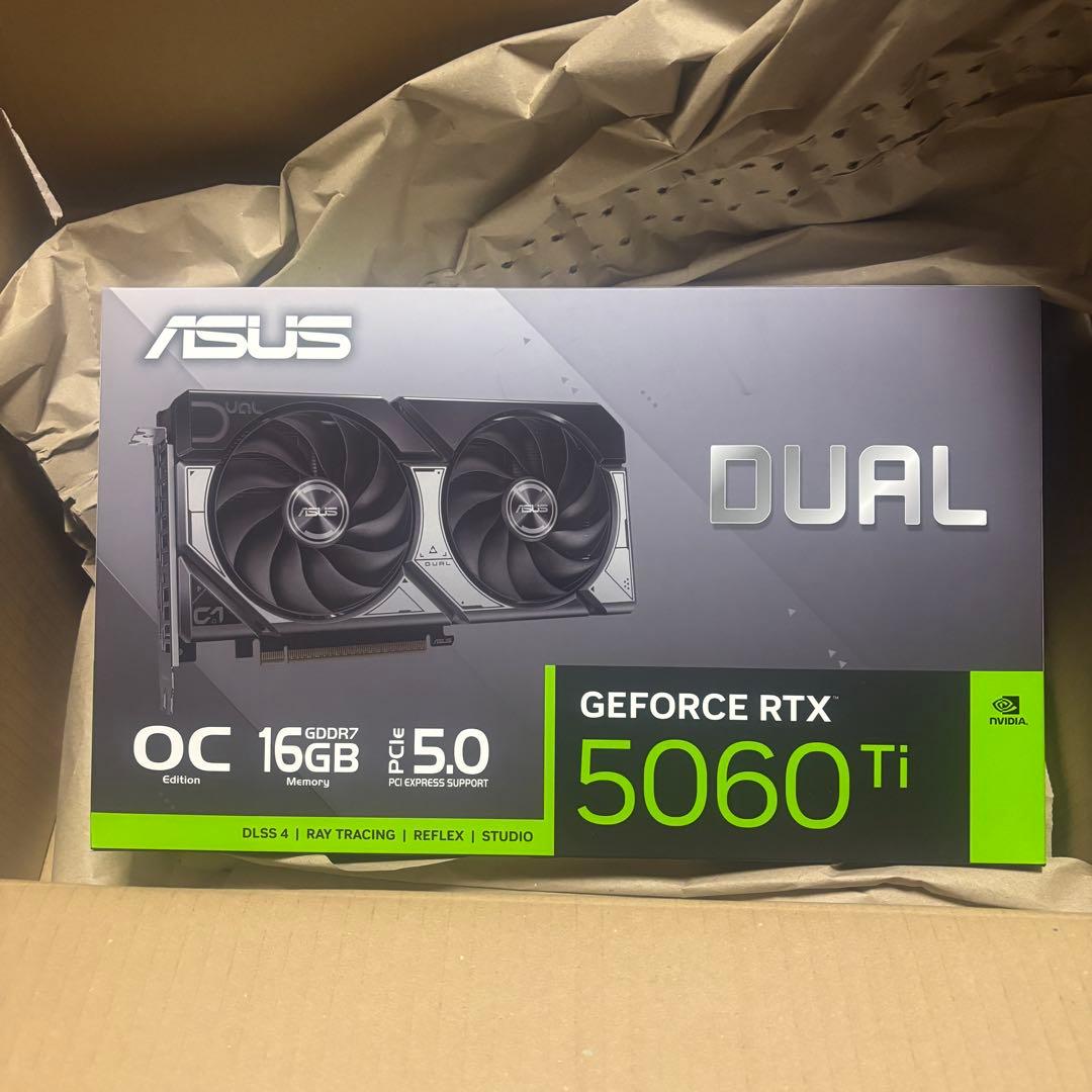 グラフィックボード・グラボ・ビデオカード ASUS GeForce RTX 5060 Ti OC Edition