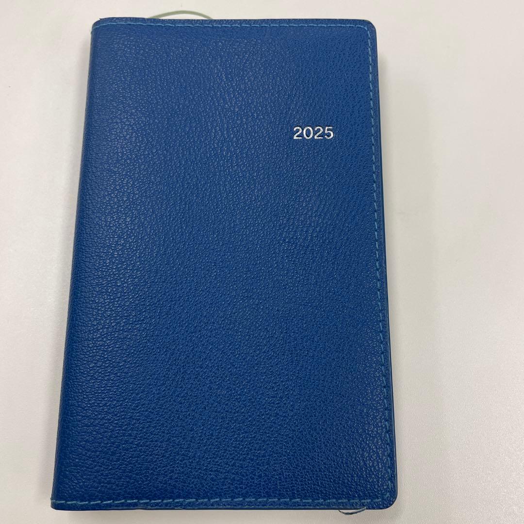 青いスケジュール帳 2025年用