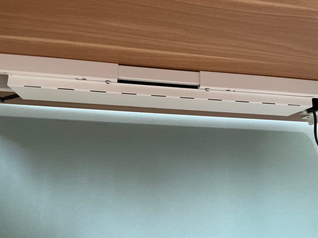 FLEXISPOT 電動昇降デスク E7 メープル天板×ホワイト脚 幅140cm