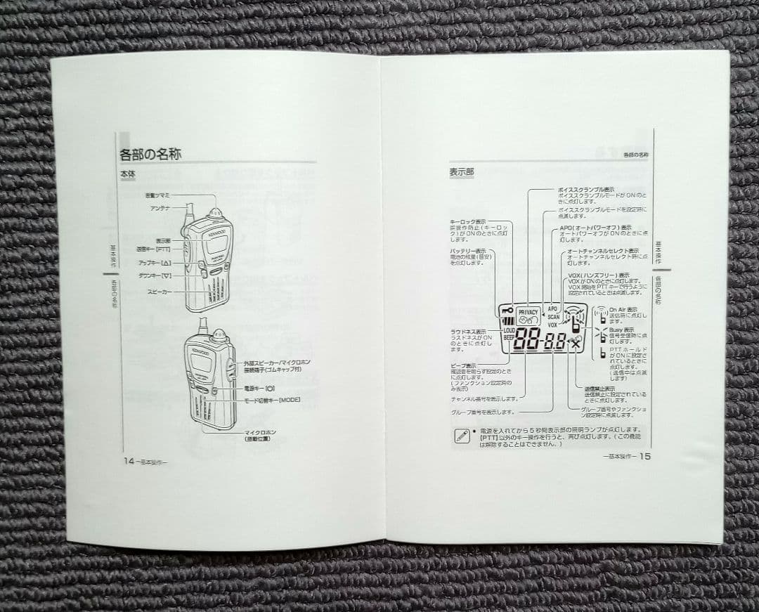 JVC ケンウッド デミトス 特定小電力 トランシーバー UBZ-LM20SL