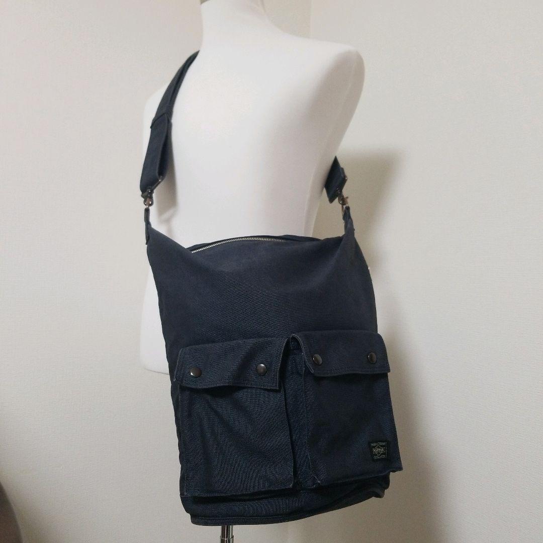 【美品】ポーター　PORTER　スモーキー　ボンサック　ドラム　大容量　希少