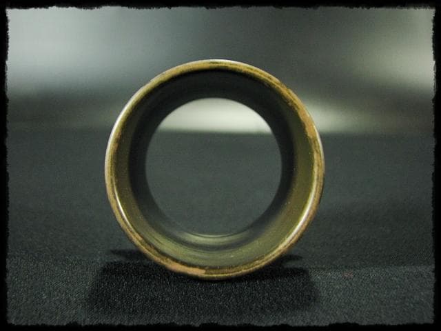 メル84937！唐銅 皆具 一揃 八尾 祥栄 鬼面耳付水指 建水杓立f68