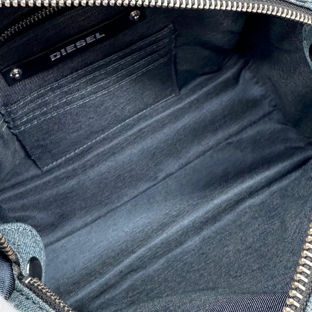 使用少✨DIESEL ディーゼル 2way デニムバッグ キルティング ブルー系