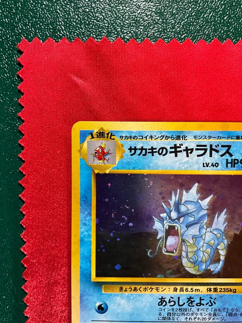旧裏　渦巻きホロ　サカキのギャラドス★Gyarados　ポケモンカード