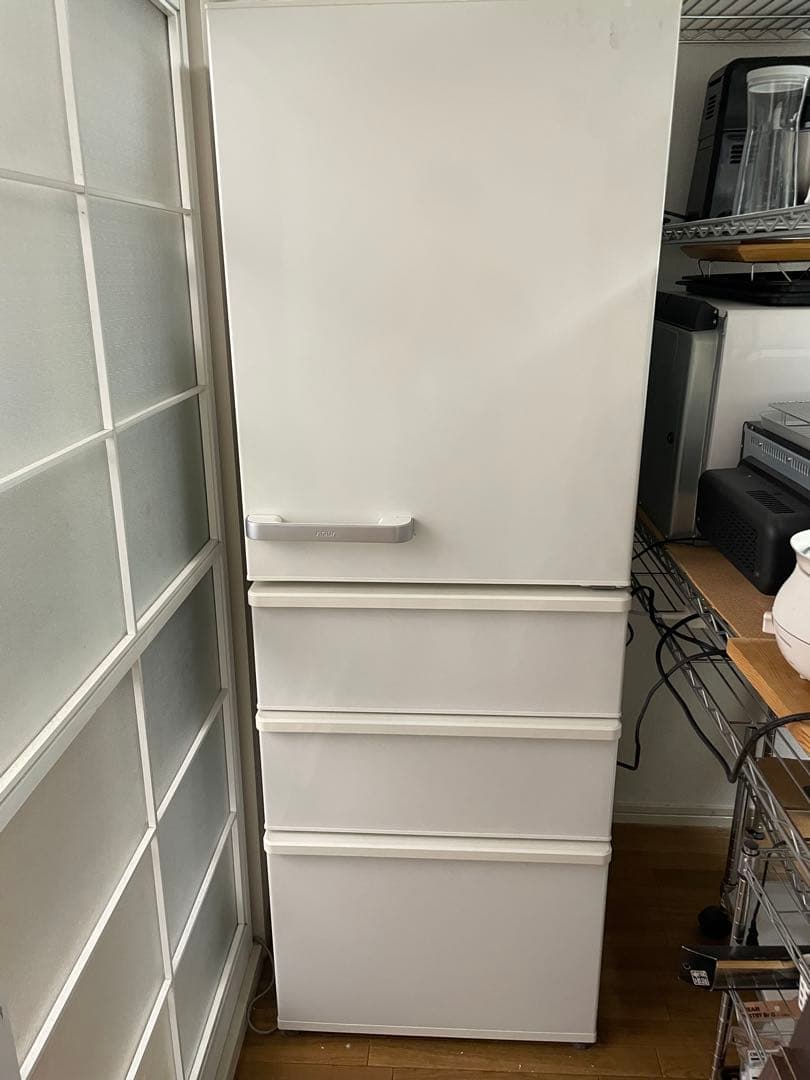 【送料込】【6/23-24発送限定】冷蔵庫 AQR-36G(W) 355L