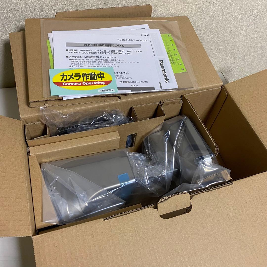 未使用 Panasonic 屋外ワイヤレスカメラ センサーライト付き 電源直結式