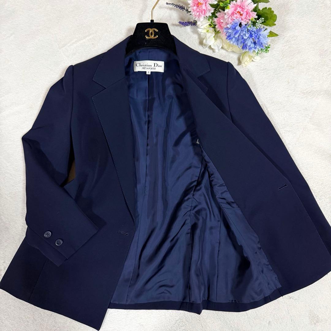 美品★Christian Dior★紺ブレ テーラードジャケット ネイビー S