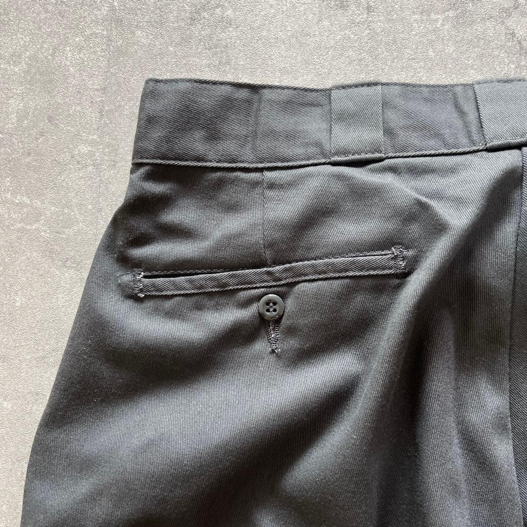 Dickies メキシコ製　ワークパンツ ダブルニー　W36×32 グレー
