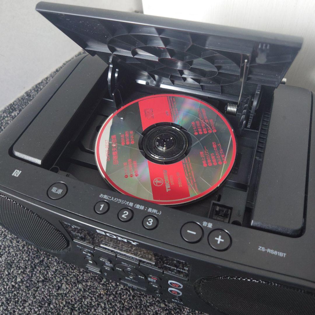 SONY ZS-RS81B CDラジオ Bluetooth対応 MEGABASS