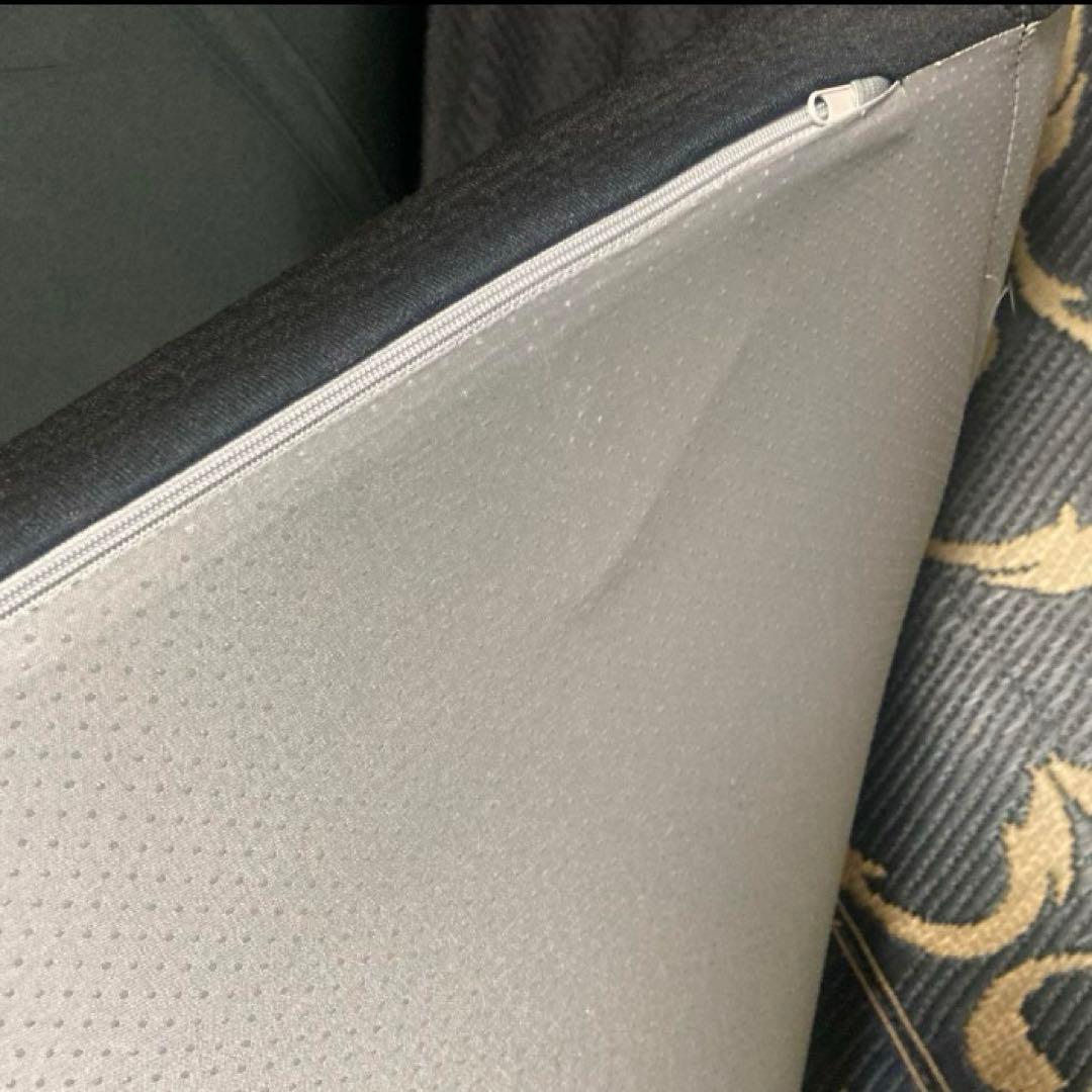 【大セール】マットレス　ダブル　快適睡眠　三つ折り　6cm ブラック