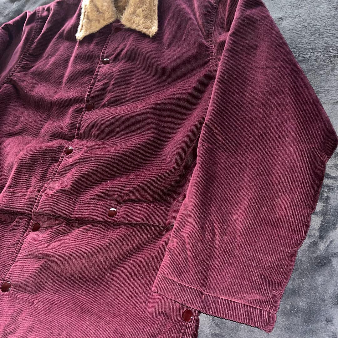 最終値下げ。GEM SPORTS WEAR コーデュロイ×ボアランチジャケット