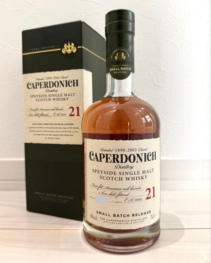 未開栓★ キャパドニック21年 閉鎖蒸留所 バッチ2 002 48％ 700ml