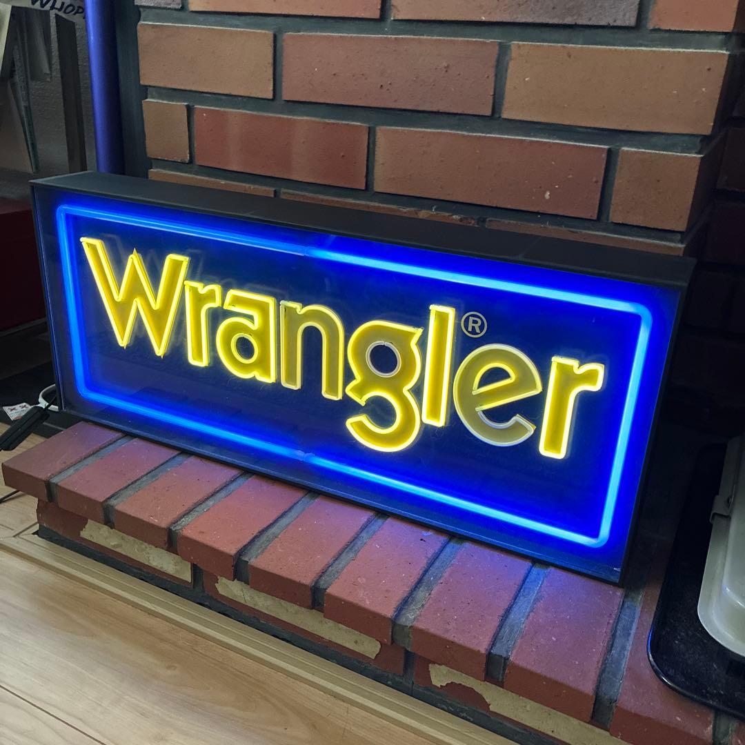 Wrangler ラングラー　 ネオンサイン　NEON 看板　非売品　ネオン管