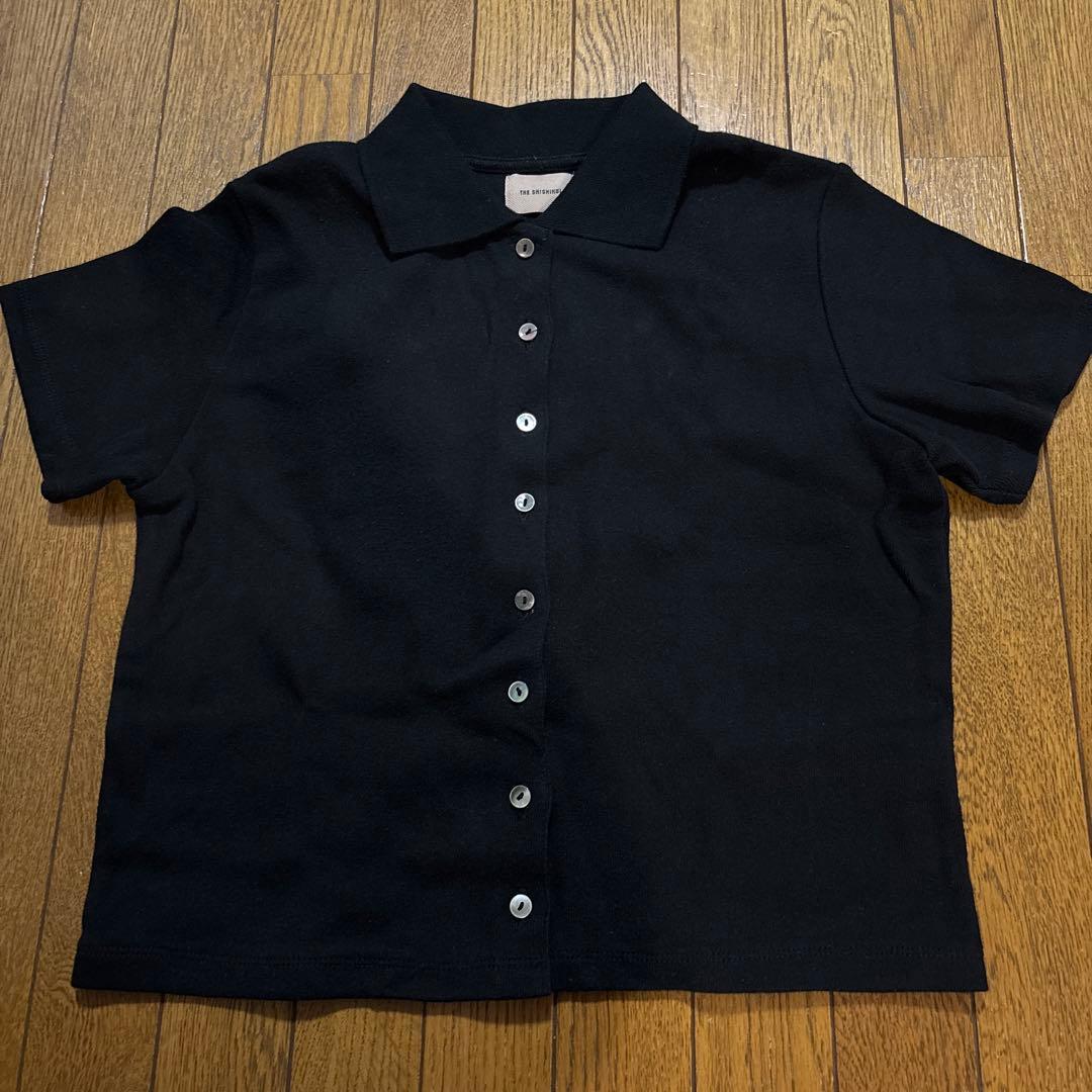 SHISHIKUI POLO SHIRT ブラック Mサイズ 美品 百々千晴