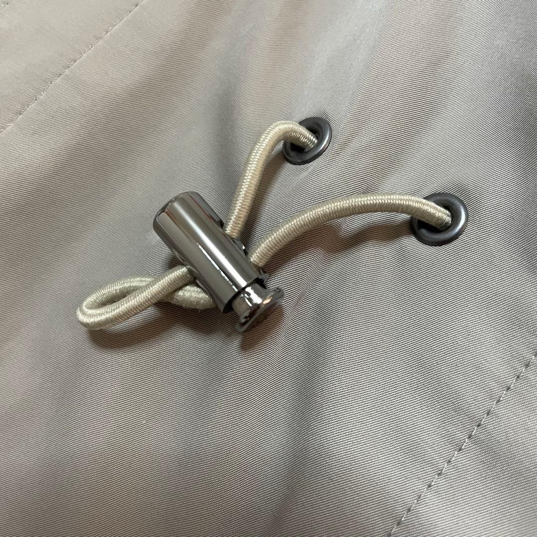 美品 theory luxe モッズコート キルティングライナー フード 38