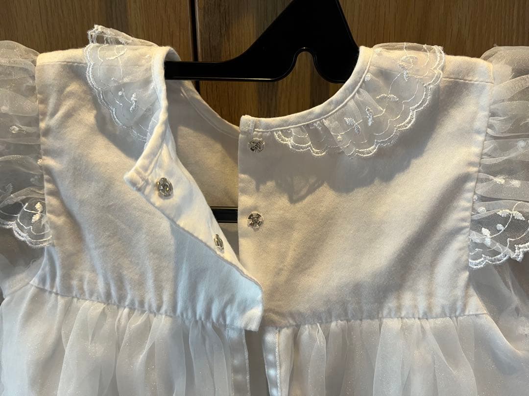 【くまちゃん】ファミリア セレモニー用ベビードレス 帽子セット