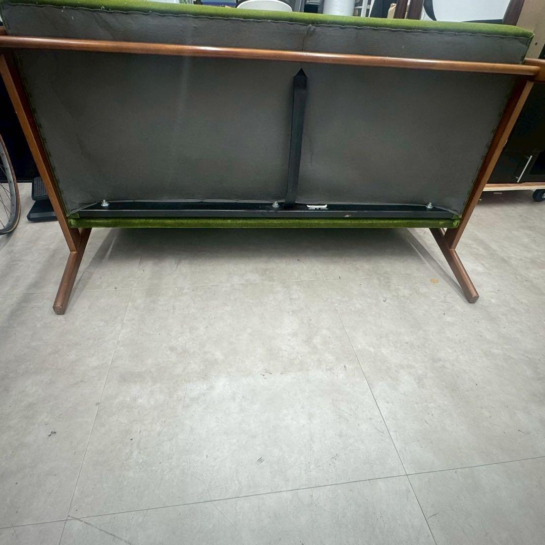 カリモク家具 Kチェア 1シーター グリーン W36173QWK wm01 美品