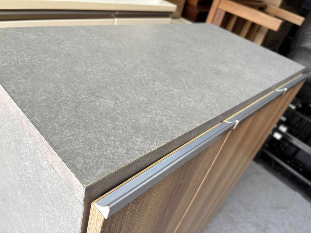 ジョーダン 国産大川家具おしゃれロータイプ下駄箱シューズボックス幅75cm