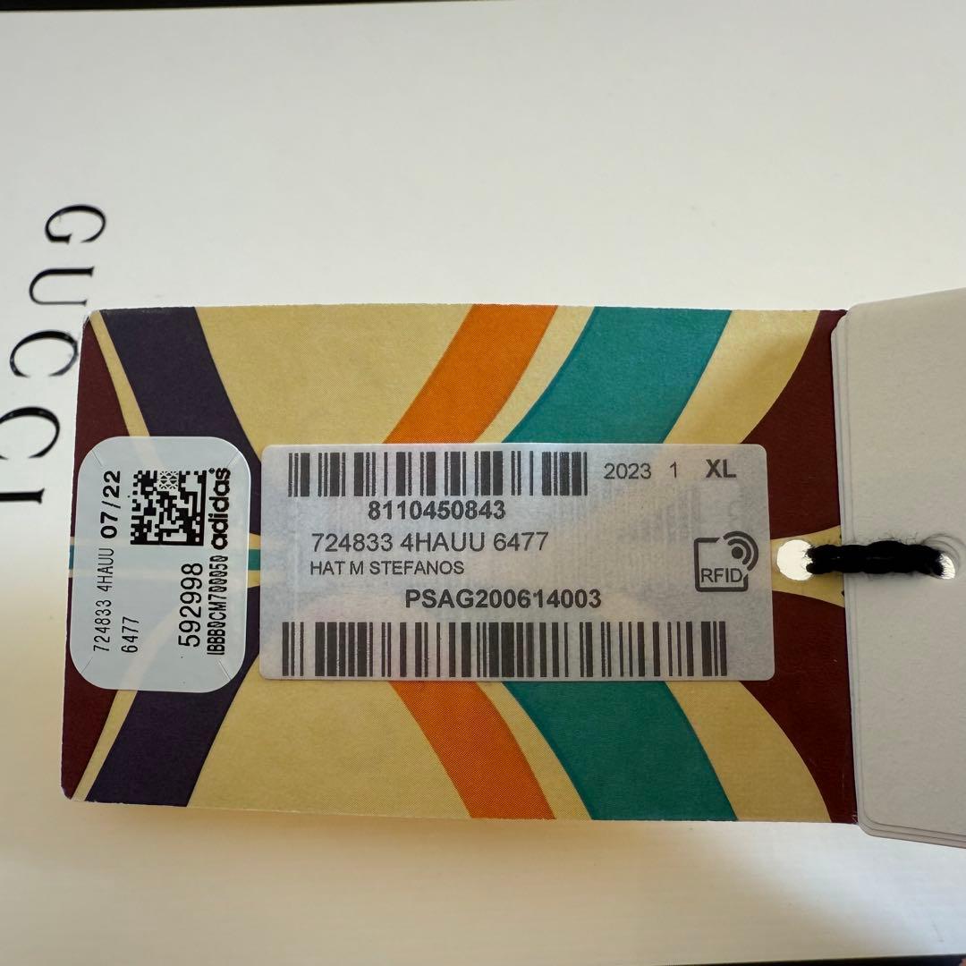 【新品未使用】GUCCI adidas ベースボールキャップ