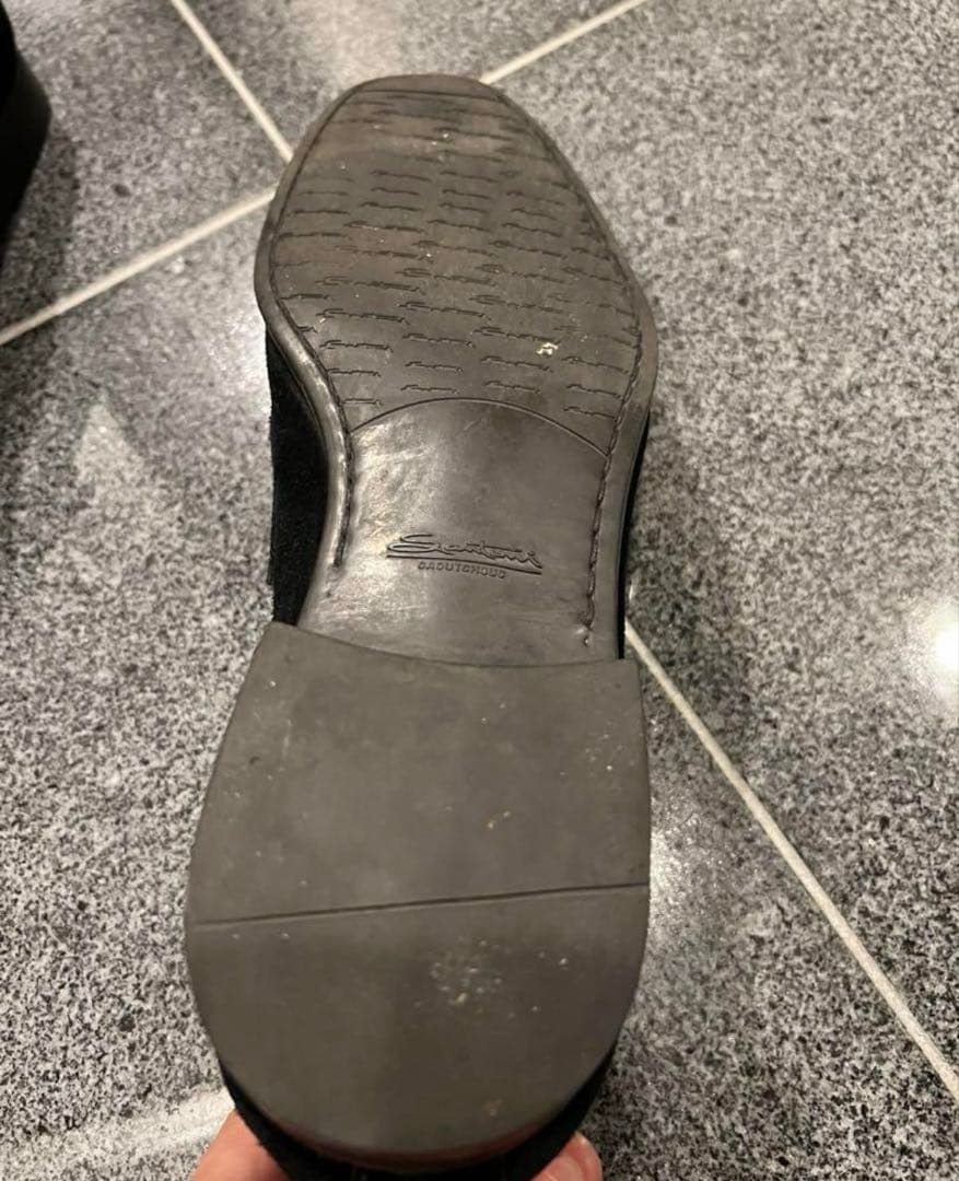 サントーニ　スエード モカシン シューズ　　26センチ　美品