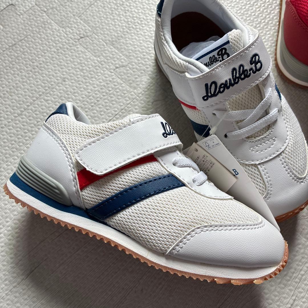 新品　miki house スニーカー 18CM 2足セット