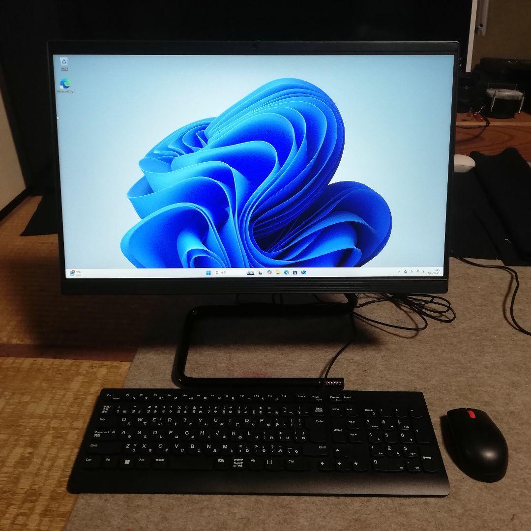 レノボ 超狭枠22インチ　Ryzen 5 3500U　256SSD+HDD/8G