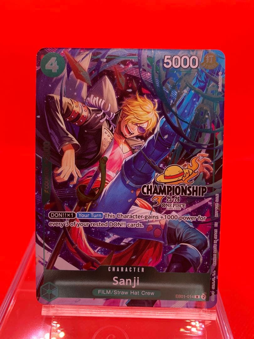 【英語版】サンジ CS2025-26 ワンピースカード