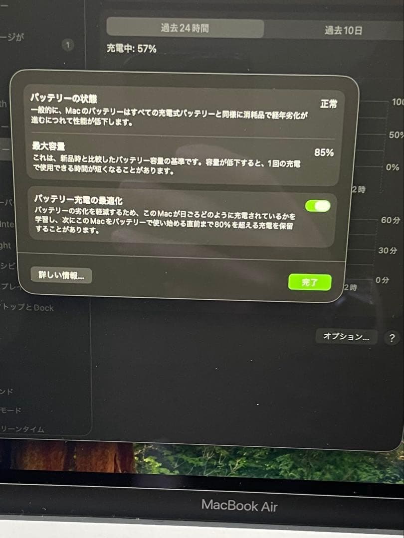 MacBook Air 本体 シルバー 8GB 256GB 箱付き