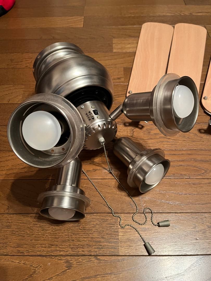 木目調シーリングファン オーデリック