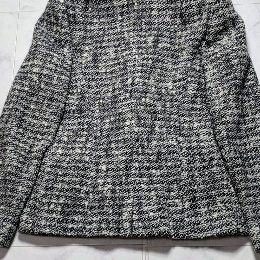 【美品】ロエベ ツイード テーラードジャケット アナグラム 40
