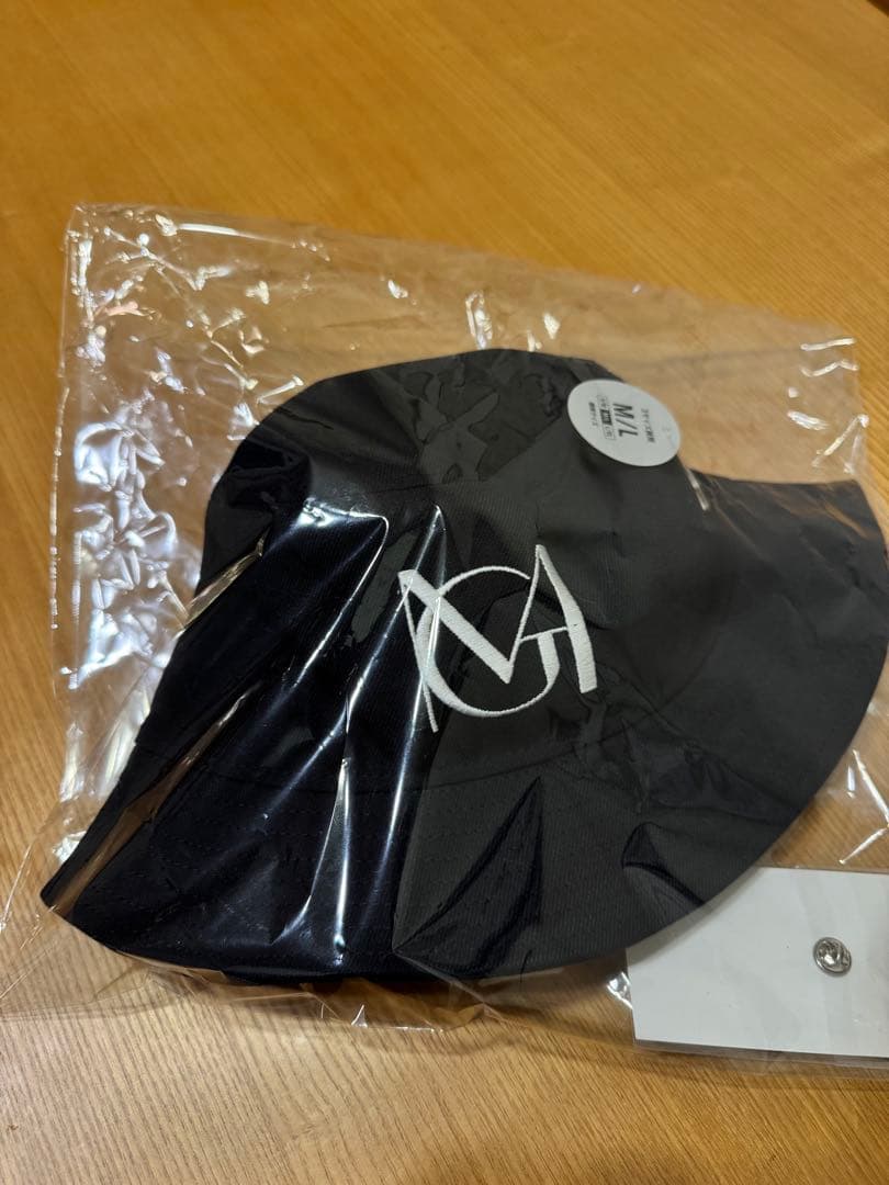 Mrs.GREEN APPLENEWERA バケットハットNAVYピンズ付ミセス