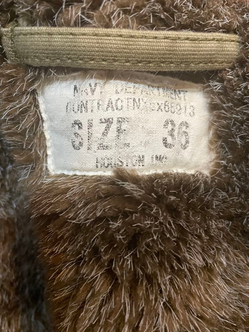 U.S. NAVY ミリタリージャケット カーキ サイズ36