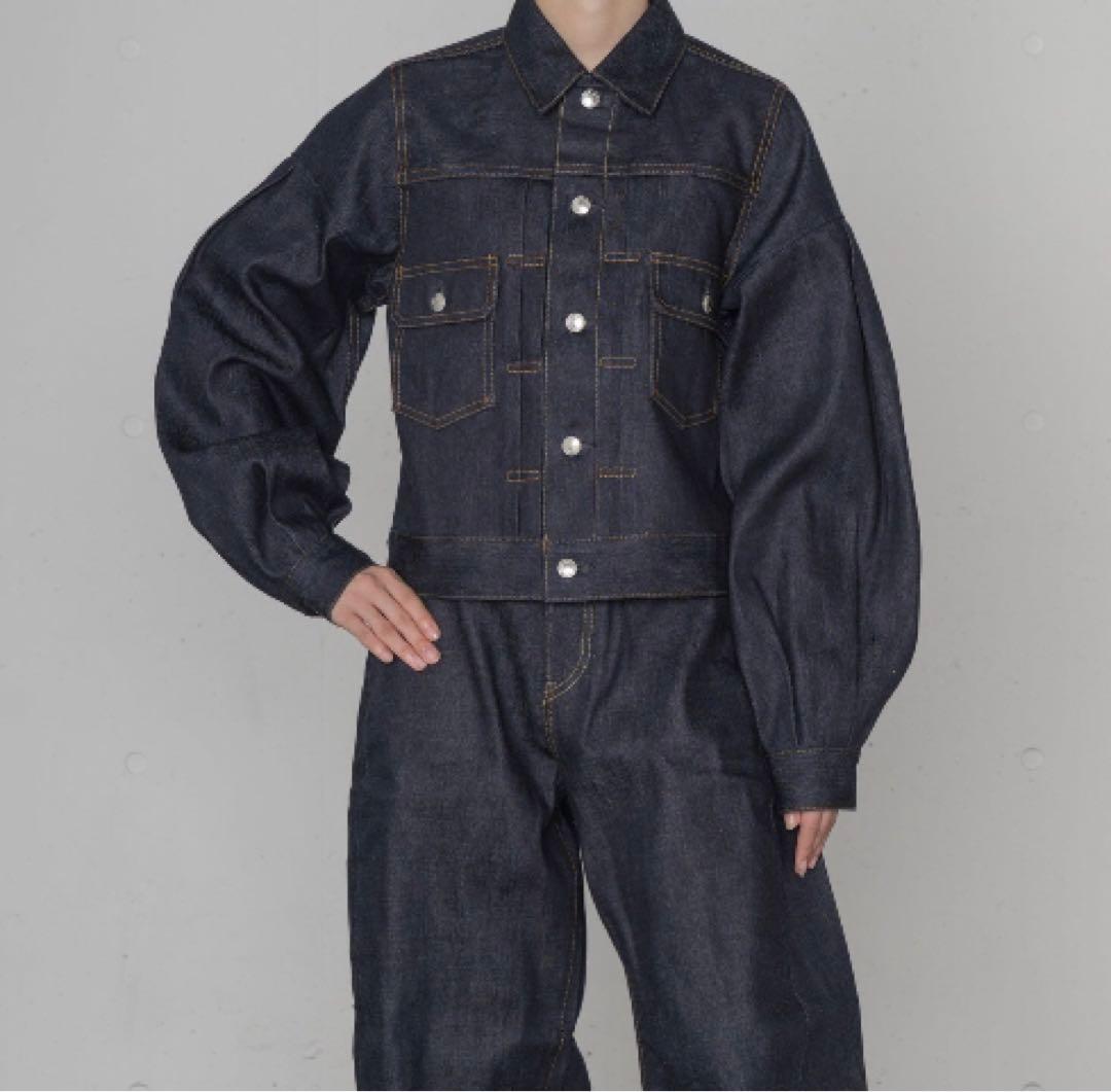 ジャケット・アウター HYKE BALLOON SLEEVE DENIM JACKET TYPE 2