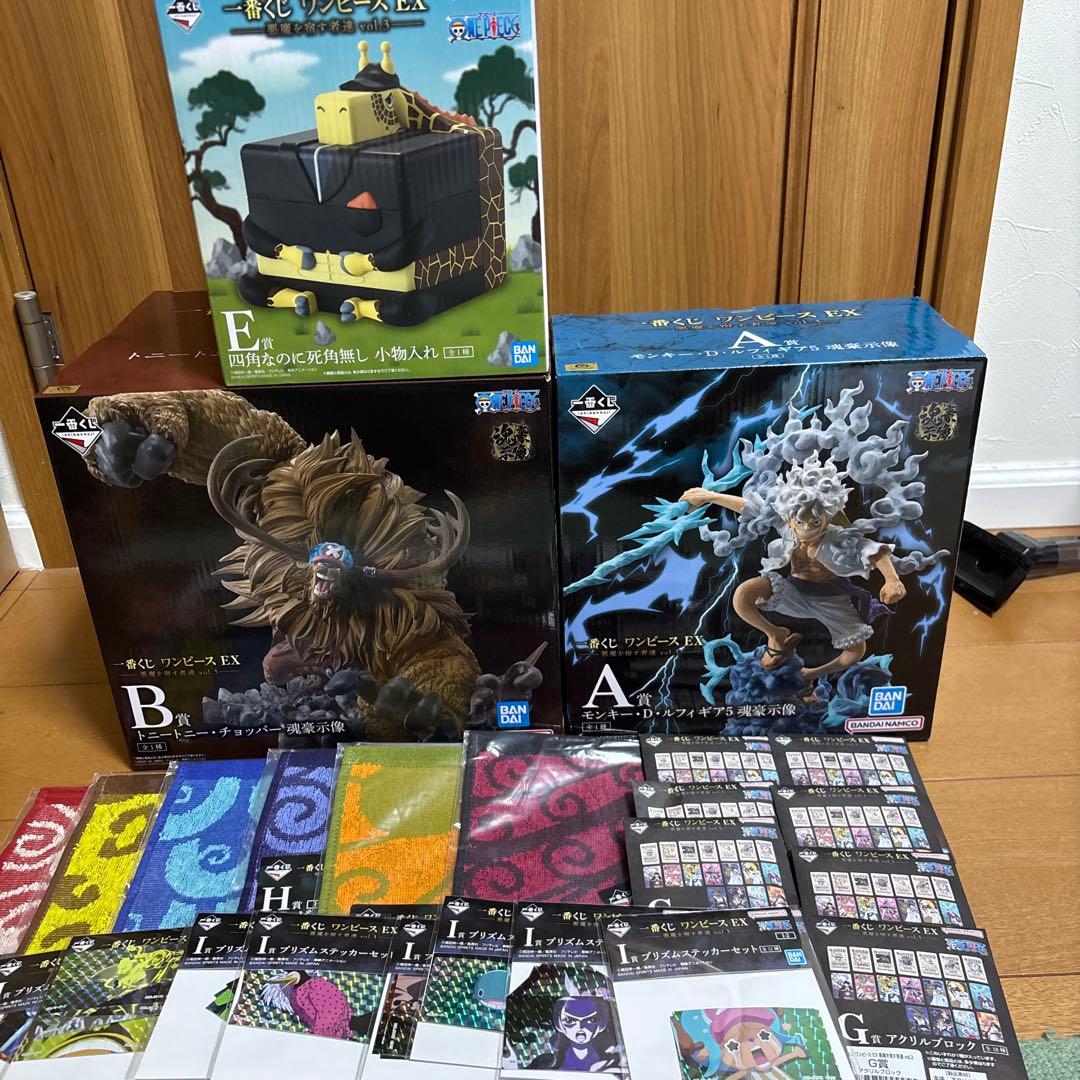 ワンピース 一番くじ 悪魔を宿す者達 vol3 A賞、B賞、Ｅ賞セットおまけ多数