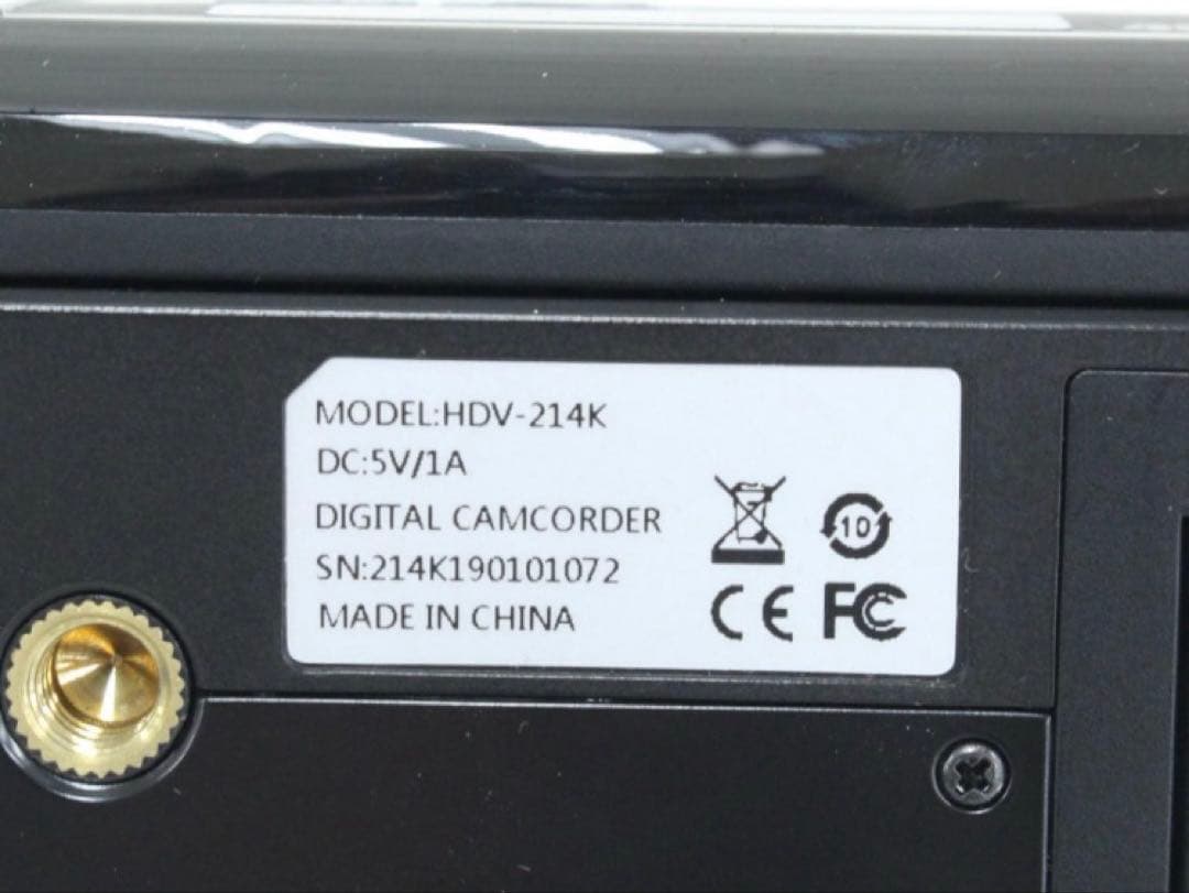 ACTITOP HDV-214K 4Kデジタルビデオカメラセット　動作確認済