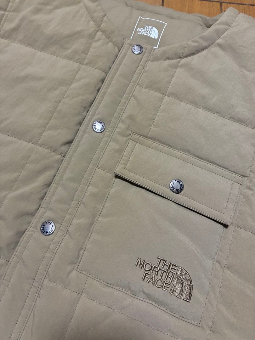THE NORTH FACE キルティングベスト NY82330 ベージュ S