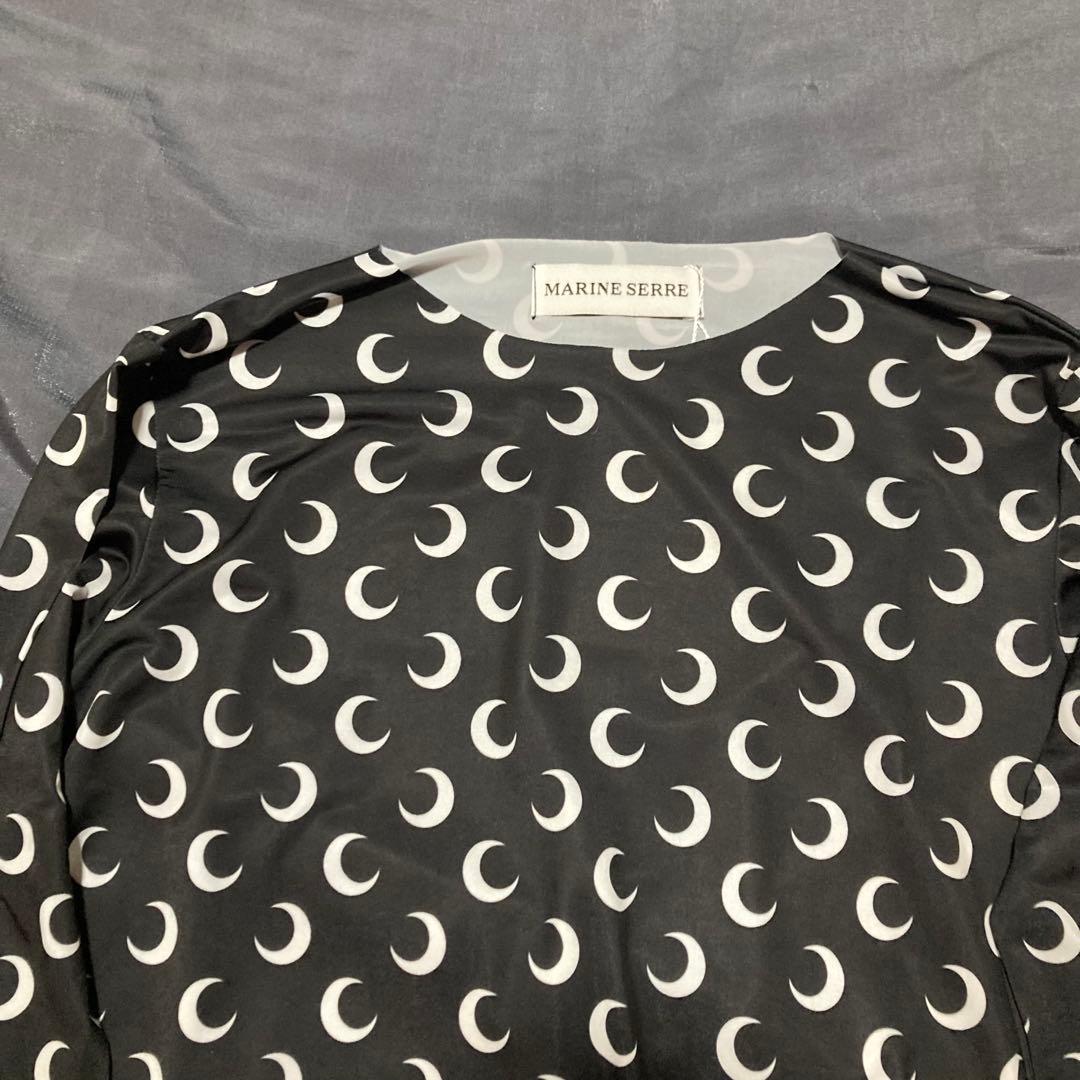 MARINE SERRE 月模様 長袖Tシャツ