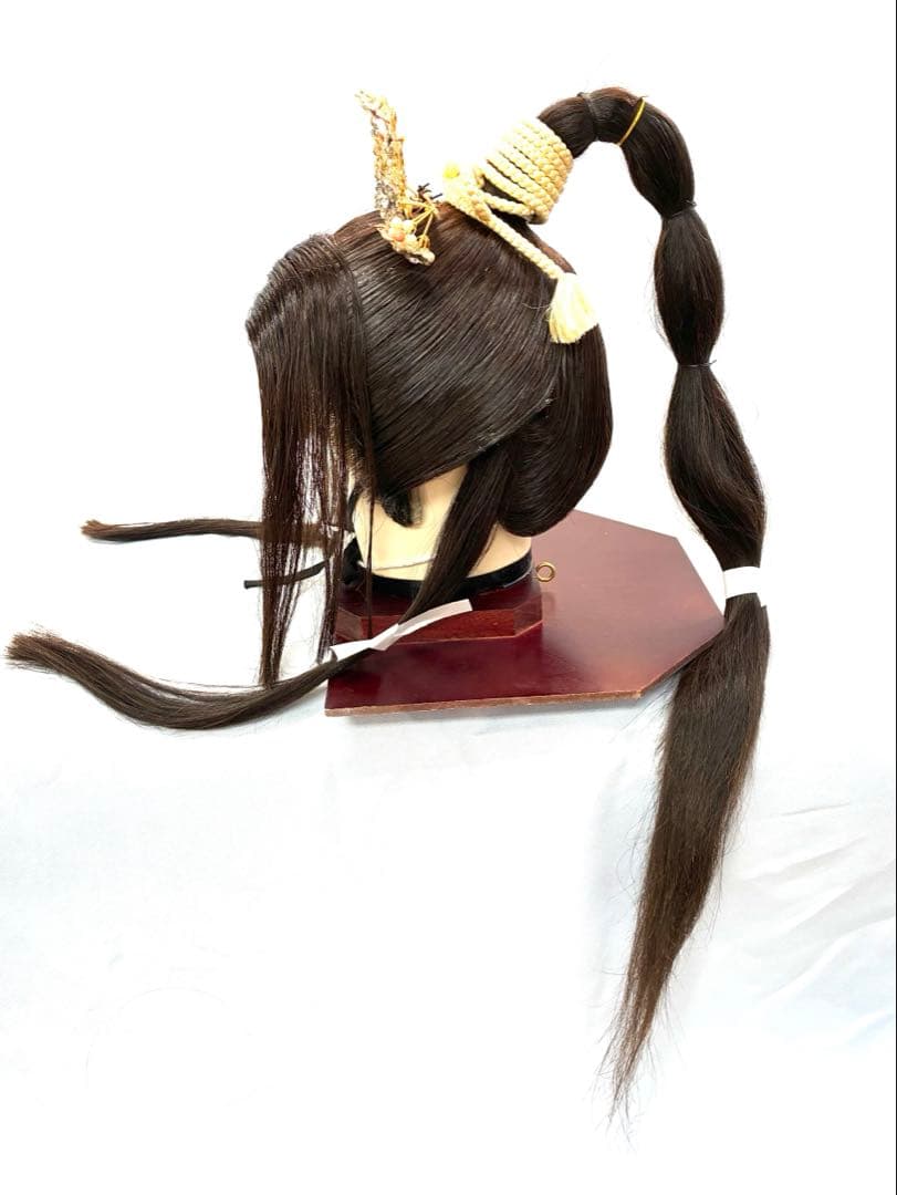 辰巳８号サイズ.ポニー、中古日本髪かつら、大衆演劇かつら、舞踊かつら、簪つき